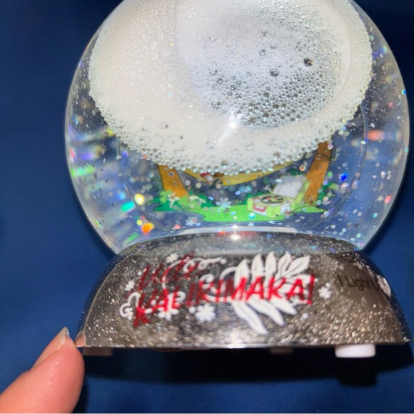 Dept 56 LILO And stitch Waterdazzler Snow Globe Lights and Flashes Pre-own Works - Picture 6 of 8